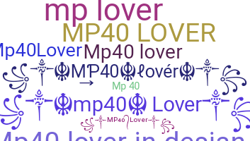 ニックネーム - Mp40lover