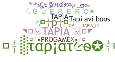 ニックネーム - Tapia