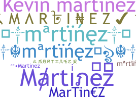 ニックネーム - Martinez