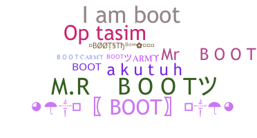 ニックネーム - Boot