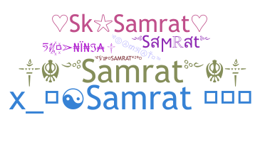 ニックネーム - Samrat