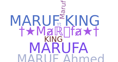 ニックネーム - Marufa