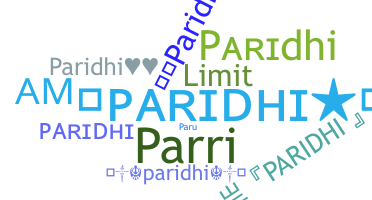 ニックネーム - Paridhi