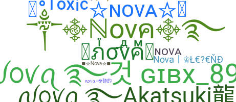 ニックネーム - Nova