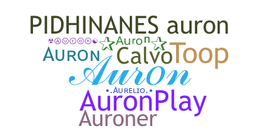 ニックネーム - Auron