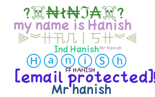ニックネーム - Hanish