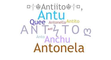 ニックネーム - antito