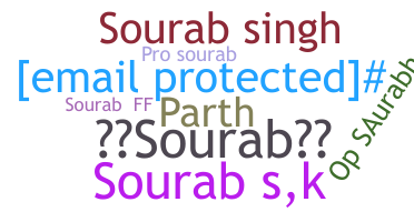 ニックネーム - Sourab