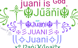 ニックネーム - Juani