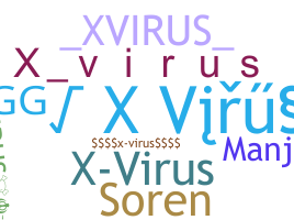 ニックネーム - xvirus