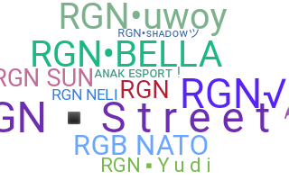 ニックネーム - rgn
