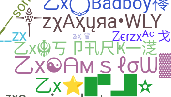ニックネーム - ZX