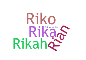 ニックネーム - Rika