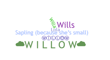 ニックネーム - Willow