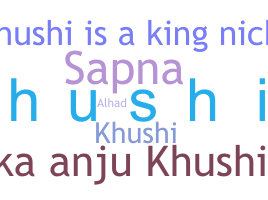 ニックネーム - Khushil