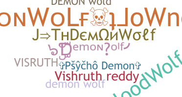 ニックネーム - DemonWolf