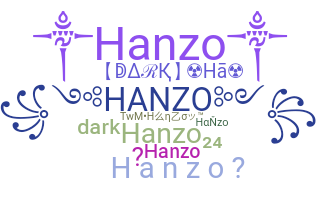 ニックネーム - Hanzo