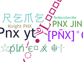 ニックネーム - pnx