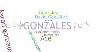 ニックネーム - Gonzales