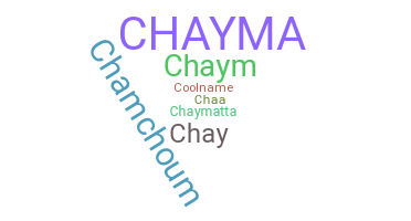 ニックネーム - Chayma