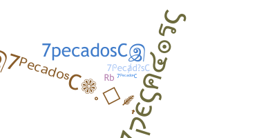 ニックネーム - 7PecadosC
