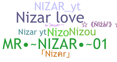ニックネーム - Nizar