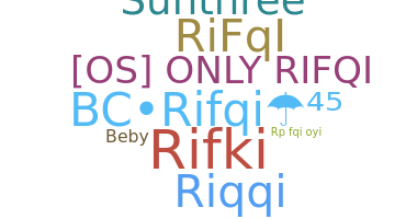 ニックネーム - Rifqi