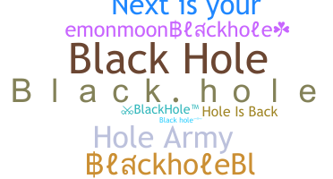 ニックネーム - Blackhole