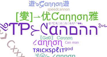 ニックネーム - Cannon